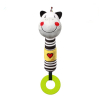 Плюшена играчка Babyono C-MORE Писукаща зебра с гризалка 634