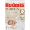 Бебешки пелени HUGGIES Extra Care 1 новородени, 2-5 кг, 50 броя