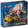 Конструктор LEGO Картинг автомобили и състезатели, 60400 