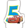 Свещ за рожден ден номер Procos 5 Cars 82889