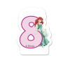 Свещ за рожден ден Procos номер 8 Disney Princess 82901