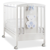 Бебешка кошара Italbaby PELUCHE Осн. цвят бял + декорация Blue