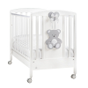 Бебешка кошара Italbaby PELUCHE Осн. цвят бял + декорация GREY