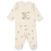 Бебешка пижама Bebetto Organic little lamb, Екрю, 0-6 м., F1425