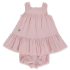 Бебешка рокля Bebetto BEE HAPPY, DUSTY ROSE, 2 ч., 6-24 м., K4271