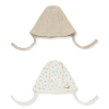 Бебешка шапка Bebetto My Mushroom, Бежов, 2 бр., 0-6м, C1102