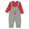 Бебешки гащеризон Bebetto Mini Girl, с блузка, 6-24 м., K4579