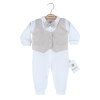Бебешки гащеризон Ciccim Baby Бежов, 0-12 м, U4799