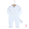 Бебешки гащеризон Ciccim Baby Сърце, 1-6 м, U4750