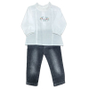 Бебешки комплект Bebetto Boutique дънки и блуза, 2 части, 3-36 м, K3687