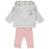 Бебешки комплект Bebetto COMFORT DAY, Екрю, 3 ч., 6-36м., K4322
