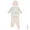 Бебешки комплект Bebetto HAPPY GARDEN, 3 ч., 0-3 м., Z872