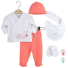 Бебешки комплект за изписване Ciсcim Baby Best Friends, 5 части, 0-3м., U4765