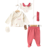 Бебешки комплект за изписване Ciсcim Baby MY STRAWBERRY, 5 части, 0-1м., U5079