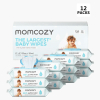 Бебешки мокри кърпи Momcozy 99% вода, 12 пакета х 60 бр.