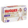 Бебешки пелени гащички HUGGIES Extra Care 5, 12-17 кг, 34 броя 