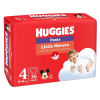 Бебешки пелени гащички HUGGIES Little Movers 4, 9-14 кг, 36 броя