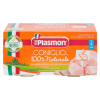 Бебешко пюре Plasmon заешко месо 4м 2х80гр.