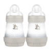 Бебешко шише Mam Easy Start Anti Colic Bottle Nature, 160 ml, 2бр.