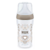 Бебешко шише Nuk Perfect Match Temperature Control Heart,  3м+, 260 мл.