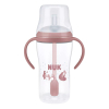Бебешко шише за сок със сламка Nuk Perfect Match+, Temperature Control, 260 мл.