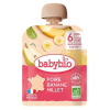 Био плодов мус Babybio Круша, банан и просо 90гр 6м+ 