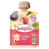 Био плодов мус Babybio Ябълка и смокиня 90гр 6м+