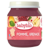 Био плодово пюре Babybio ябълка и нар 130гр. 6м.+
