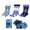 Чорапи Cerda Stitch 3 броя с кутия, размер 36-43