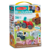 Дървен конструктор Melissa & Doug Blockables Farm Snap And Play, 56 ч.