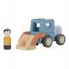 Дървена играчка Little Dutch Bulldozer, с шофьор, LD2532 