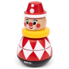 Детска играчка пирамида за нареждане Brio Magnetic Stacking Clown, дървена