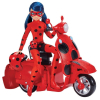 Игрален комплект Playmates Miraculous Lady Bug Трансформиращ се скутер с Калинка