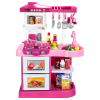 Детска кухня Raya Toys Pink, с пара, звуци и течаща вода