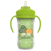 Детска преходна чаша със сламка и дръжки Dr.Brown's Milestones Insulated Straw Cup Green, 12м+, 300 мл.