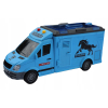 Детски камион за коне Raya Toys City Truck, с музика и светлини, с фигурка на кон, 1:16