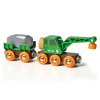 Детски комплект вагони за влакче Brio World Clever Crane Wagon