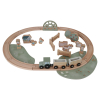 Детско дървено влакче с релси Little Dutch Little Farm, LD7151