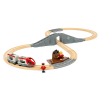 Детско влакче с релси Brio World Starter Travel Train Set, с фигурки