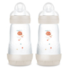 Шише MAM Easy Start Anti Colic 260ml 2бр екрю