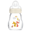 Стъклено шише MAM Feel Good 170 ml Екрю