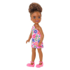 Кукла Mattel Barbie Chelsea с рокля на цветя, 15 см.