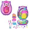 Игрален комплект Mattel Polly Pocket Hedgehog Mom & Baby, с 16 аксесоара