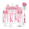 Комплект за новородено бебешки шишета, четка и биберони Dr.Brown's Natural Flow Anti Colic Options+ Narrow 