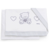 Комплект чаршафи Italbaby JOLIE 3 ч. White/Grey
