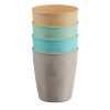 Комплект детски чаши за пиене NIP Beaker Жираф, 4 броя, 250 мл.