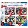 Пъзели Ravensburger Marvel Avengers, 4 бр., 12-24 ч.