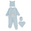 Комплект за изписване Bebetto Organic Sleepy Sheepy, 5ч., 0-3 м., Z1083