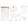 Бебешки комплект за изписване CICCIM BABY Екрю, 7 части, 0-3 м U4865