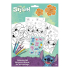 Комплект за оцветяване Kids Licensing Disney Stitch, със стикери и 6 бр. моливи